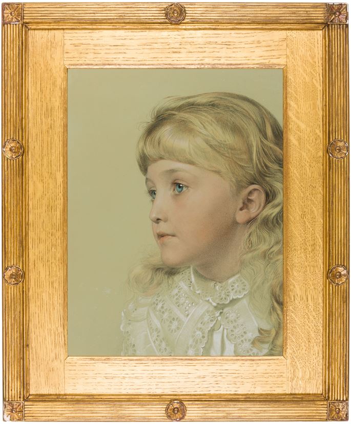 Frederick SANDYS - Portrait of May Gillilan | MasterArt